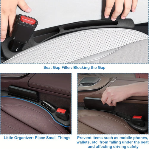 Car Seat Gap Filler Organizer (2-Pack, Waterproof)